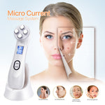 5 in 1 Mesotherapy Electroporation   RF Radio Frequency Facial Beauty Device Face Lifting Face Care Skin Tightening Rejuvenation - Sabreeonline