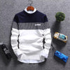 Slim Fit Striped Knitted Sweaters - Sabreeonline