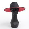 Classical Unisex Wide Brim Splice Two Tone Wool Fedora Hat - Sabreeonline