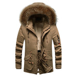 Thick Windproof Coat-long Military Parkas - Sabreeonline