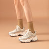 Lace-Up Thick Sole Ladies Breathable Shoe - Sabreeonline