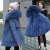 New Winter Jacket Warm Fur Collar Thick Overcoat - Sabreeonline