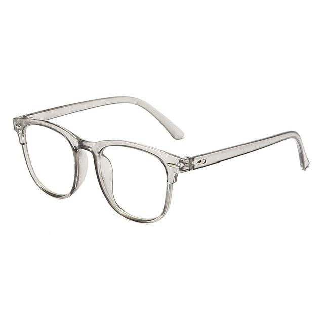 Transparent Glasses Anti Blue Light Round - Sabreeonline