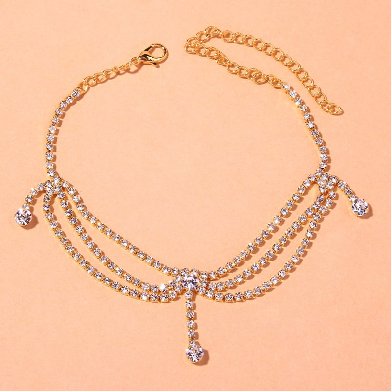 Chain Anklet Foot Bracelet Silver Beach Accessories - Sabreeonline