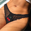 S-XXL Women Sexy Panties Lace Underpants Low-waist Panties Fruit Embroidery Perspective Briefs Female Hot Underwear Lingerie - Sabreeonline