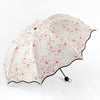 Princess Girl Fashion Wave Edge Sunshade Umbrella - Sabreeonline