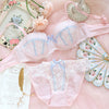 Lace lingerie Fresh Steel Ring Gathered Set - Sabreeonline