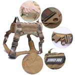 Tactical Dog Harnesses Pet Training Vest Dog Harness And Leash Set For Small Medium Big Dogs Walking Hunting Free Shipping Items - Sabreeonline