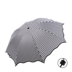 Princess Girl Fashion Wave Edge Sunshade Umbrella - Sabreeonline