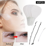 Lift Up 40Pcs/Set Invisible Thin Face Stickers - Sabreeonline