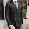 Slim Fit Men Suits Tuxedo with Peaked Lapel - Sabreeonline