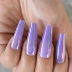 Gold Metallic Fake Nails Press on