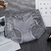 Women's Cotton Underwear Panties Sexy Lace Mid-Waist Hollow Female Briefs Hip Lift Underpants For Lady Plus Size Lingerie ssy58 - Sabreeonline