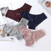 Sexy Panties For Woman Mid Waist Breathable Female Panty Lace Hollow Transparent Briefs Hot Sale Underwear Women BANNIROU - Sabreeonline