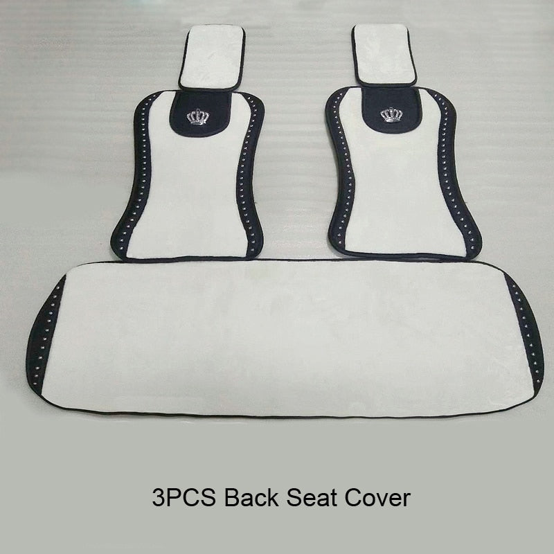 Universal Car Seat Covers Styling Crown Rivet - Sabreeonline