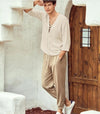 V-neck Long-Sleeved Casual Top - Sabreeonline