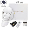 Led Facial Light Mask with Neck Tighten Anti Acne Wrinkle - Sabreeonline