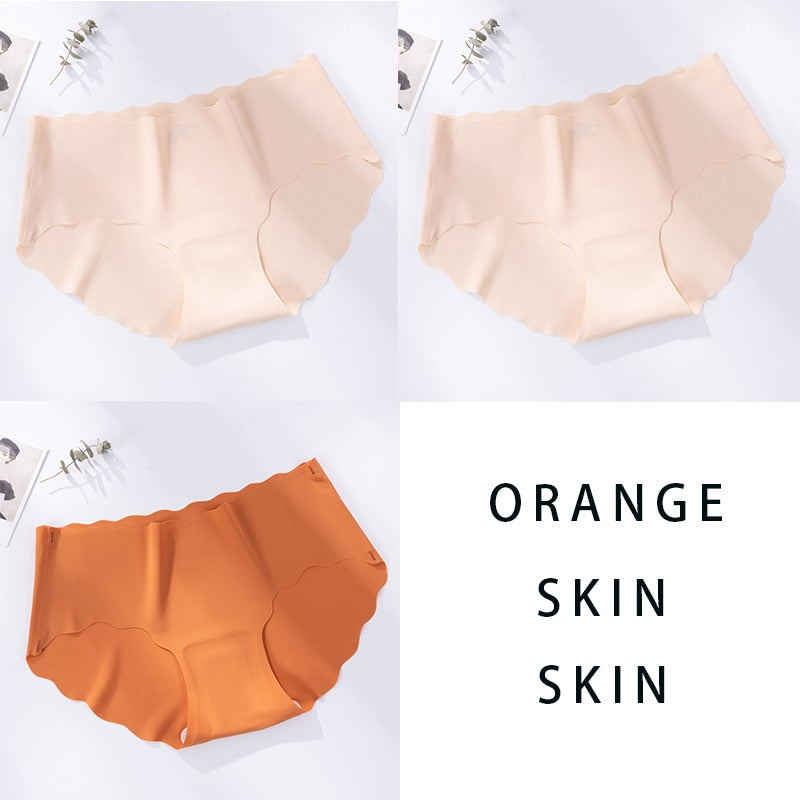 Seamless Underwear Silk Color Panties - Sabreeonline