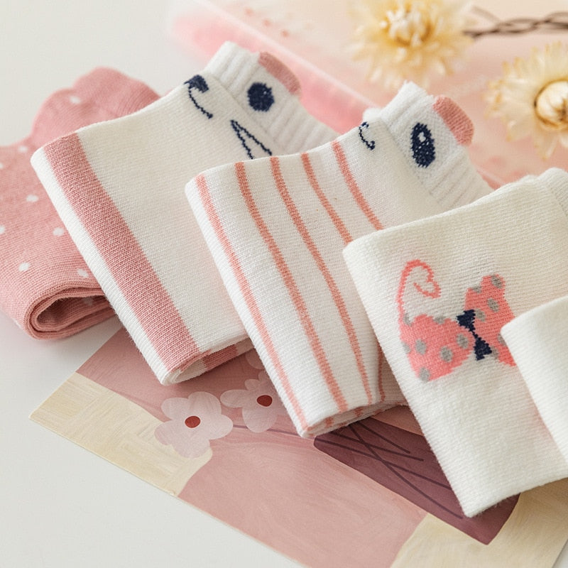 Cat Low Cut Short Socks - Sabreeonline