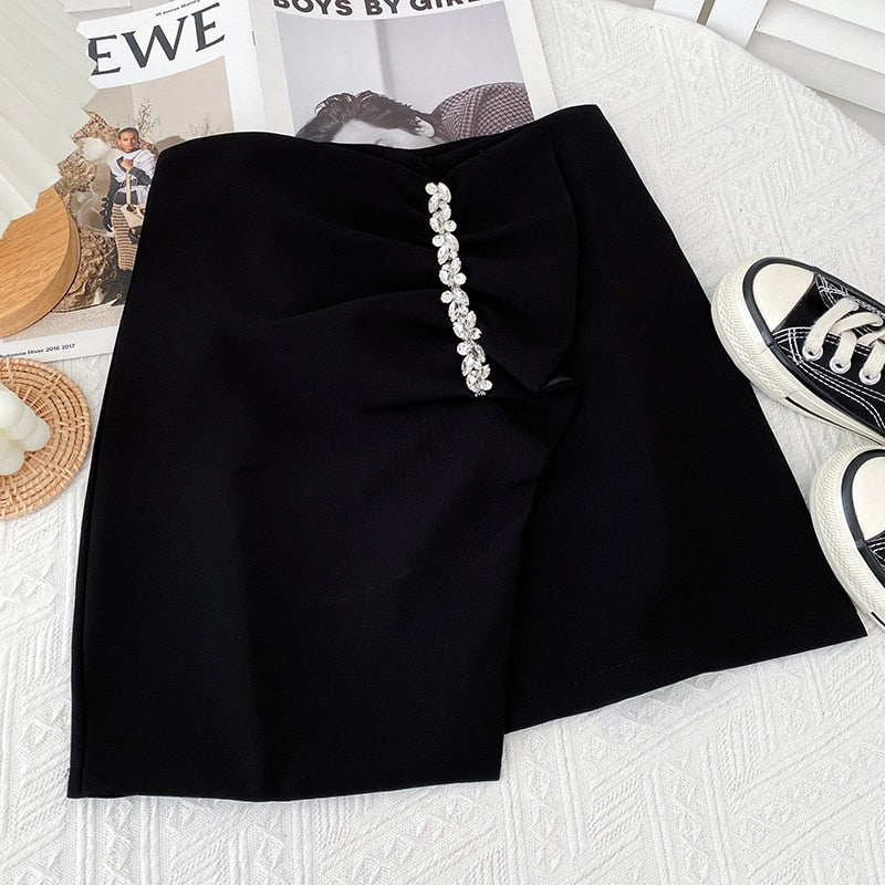 Diamond Skirt High Waist - Sabreeonline