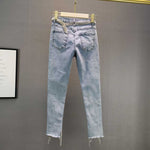 Stretch Slim High Waist Jeans - Sabreeonline