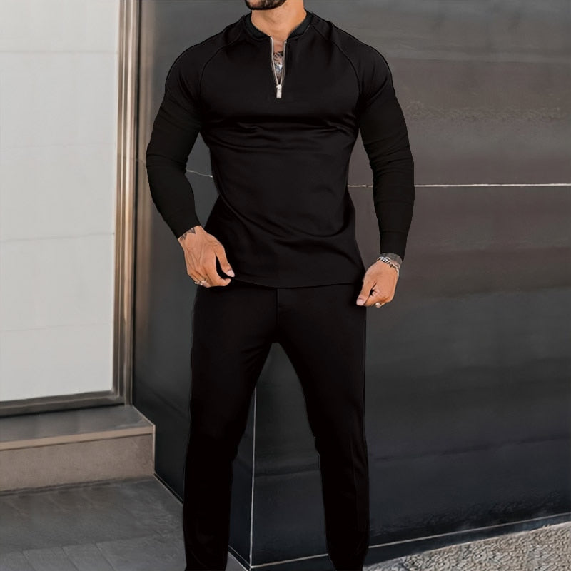 Long Sleeve Casual Suit - Sabreeonline