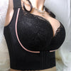 Front button lingerie Wireless bra Sexy lingerie Plus-size bra Lace bra for girl adjustable full CDE - Sabreeonline