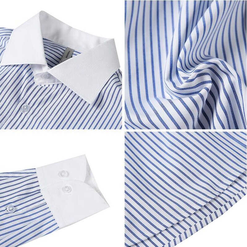 Slim Fit Lapel Office Shirts - Sabreeonline