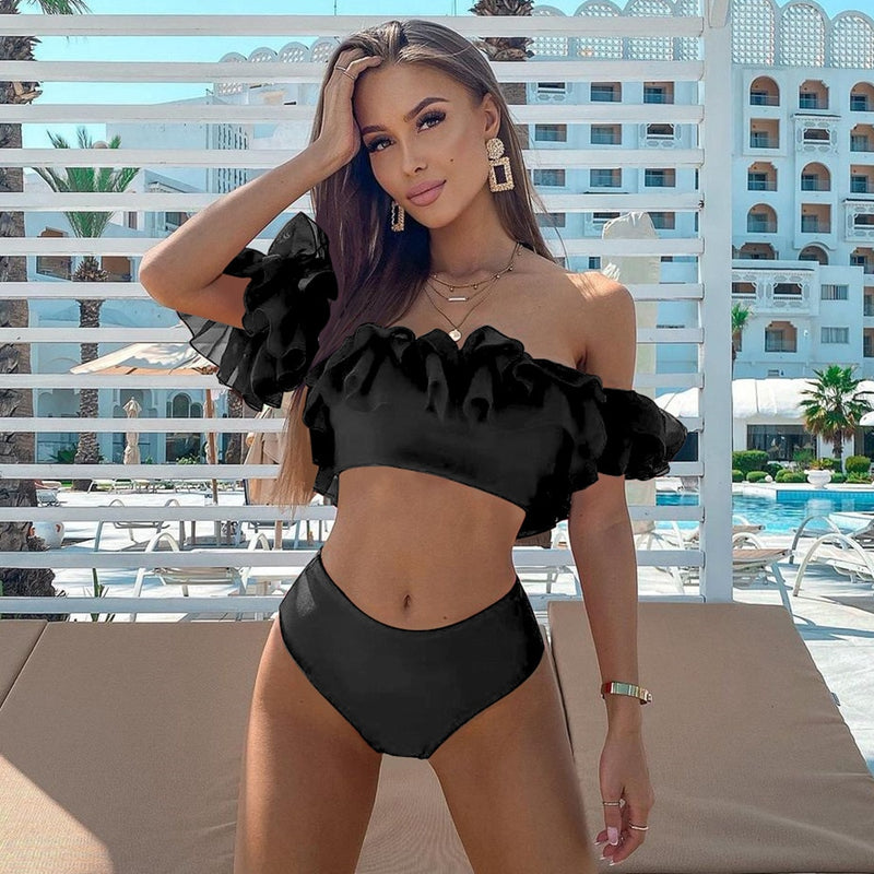 Sexy Bikini Set Shell Tassels