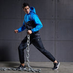 VANSYDICAL Sauna Suit Men Gym Clothing Set Hoodies Pullover Sportswear Running Fitness Weight Loss Sweating Sports Jogging Suit - Sabreeonline