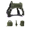 Tactical Dog Harnesses Pet Training Vest Dog Harness And Leash Set For Small Medium Big Dogs Walking Hunting Free Shipping Items - Sabreeonline