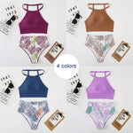High Waist Bikinis 2023 Mujer Swimwear Women Swimsuit Crop Top Bikini Set Swimming For Bathing Suit Woman Maillot De Bain Femme