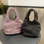 Shiny Crystal Clutch Purse - Sabreeonline