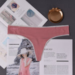 Women ruffles Underwear Invisible Seamless T Panties G-String Female Sexy Thongs Intimates Lingerie Ladies Briefs 1pcs abc01 - Sabreeonline