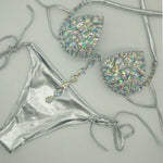 Rhinestone Bikini Set