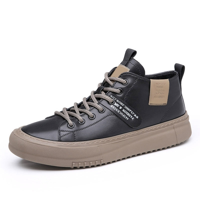 Sneakers Genuine Leather Non-Slip - Sabreeonline