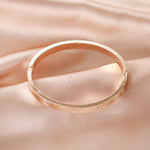 Women&#39;s Trendy Stainless steel Luxury Brand Bangle Bracelet Woman Man Wristband Bangles Gift Bracelets Femme 2022 New Design - Sabreeonline