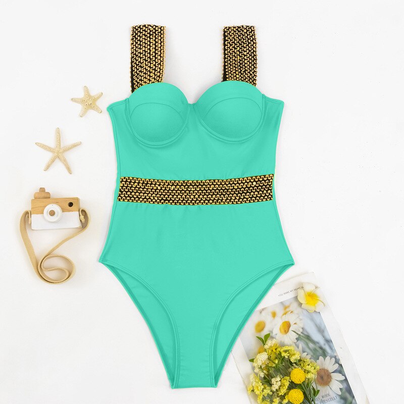 Summer Beach Wear One Piece Swimsuit Women Clothes New Hot Sale Sexy Bikini Swimwear Bathing Suit Swimming Suits For Woman - Sabreeonline