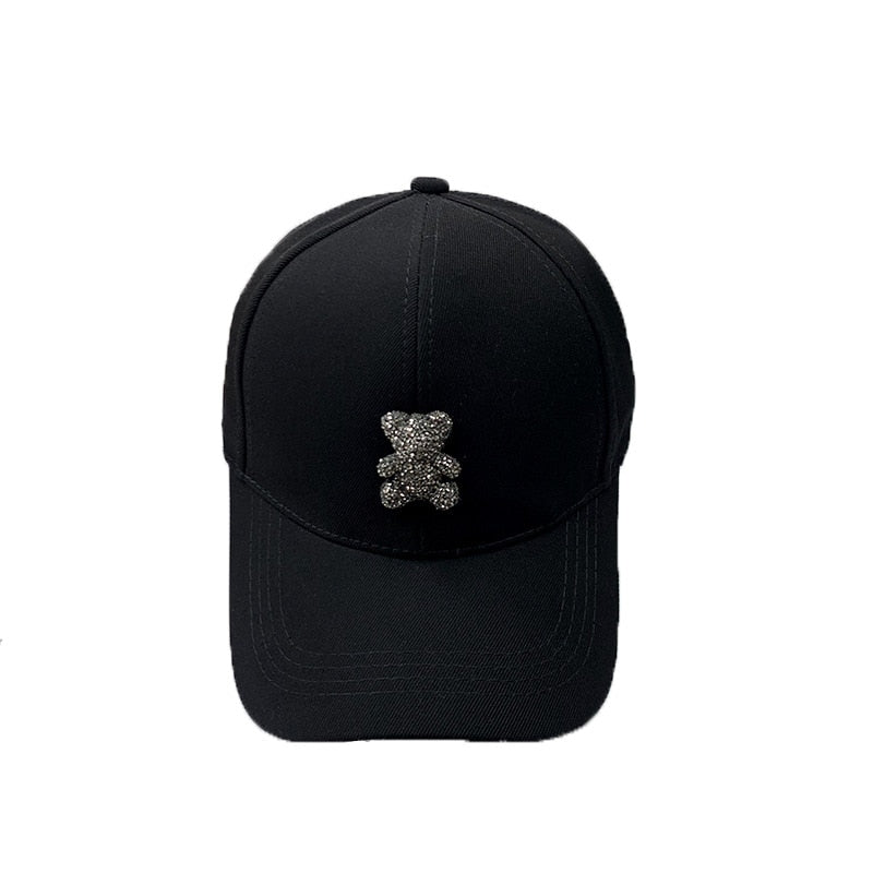 Bear Rhinestone Caps Outdoor - Sabreeonline