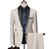 Waistcoat Set Fashion Slim Fit Suits - Sabreeonline
