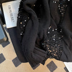 European Loose Long-Sleeved Sequined Sweater - Sabreeonline