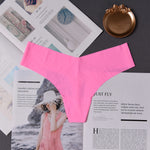 Women ruffles Underwear Invisible Seamless T Panties G-String Female Sexy Thongs Intimates Lingerie Ladies Briefs 1pcs abc01 - Sabreeonline