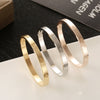 Women&#39;s Trendy Stainless steel Luxury Brand Bangle Bracelet Woman Man Wristband Bangles Gift Bracelets Femme 2022 New Design - Sabreeonline