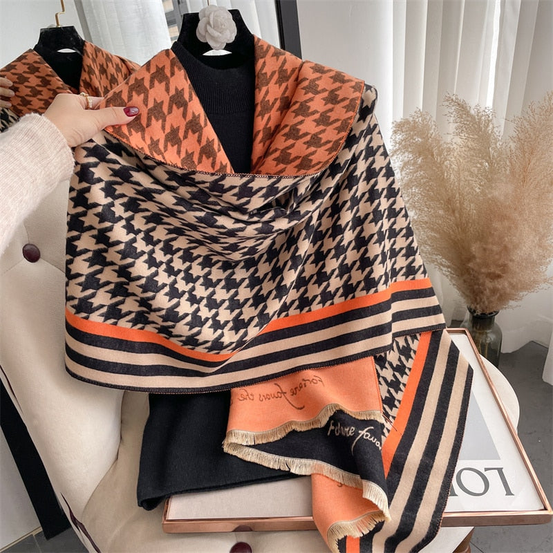 Cashmere Neckerchief Shawl Scarf for Women - Sabreeonline