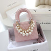 Pearl Handbag Small Fairy Bag 2022 Summer New Style, Fashionable Diana Bag One Shoulder Diagonal Versatile and Fashionable - Sabreeonline