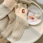Fashion Medium Tube Cashmere Socks - Sabreeonline