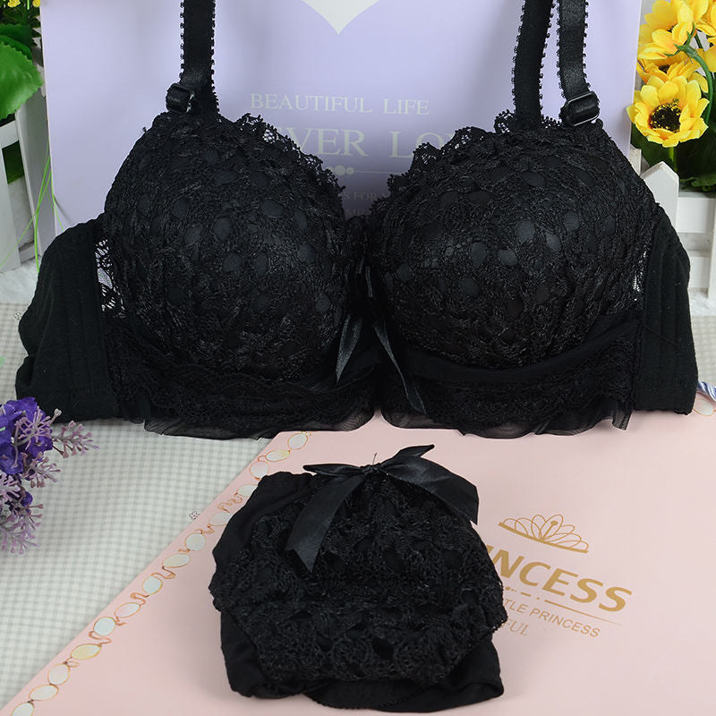 Lace Seamless Bralette Cotton Sweet Girl - Sabreeonline