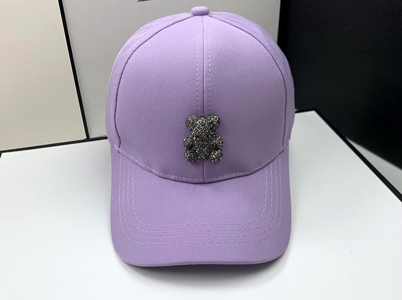 Bear Rhinestone Caps Outdoor - Sabreeonline