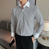 Slim Fit Lapel Office Shirts - Sabreeonline