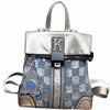 Women Backpack Fashion Denim Backpack Vintage Backpacks Anti-theft Travel Bag Casual Multifunctional Female Shoulder Bag Mochila - Sabreeonline
